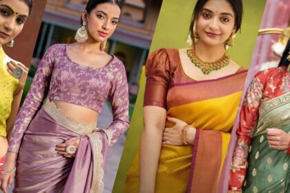 How to Style Jacquard Blouse Designs with Different Sarees