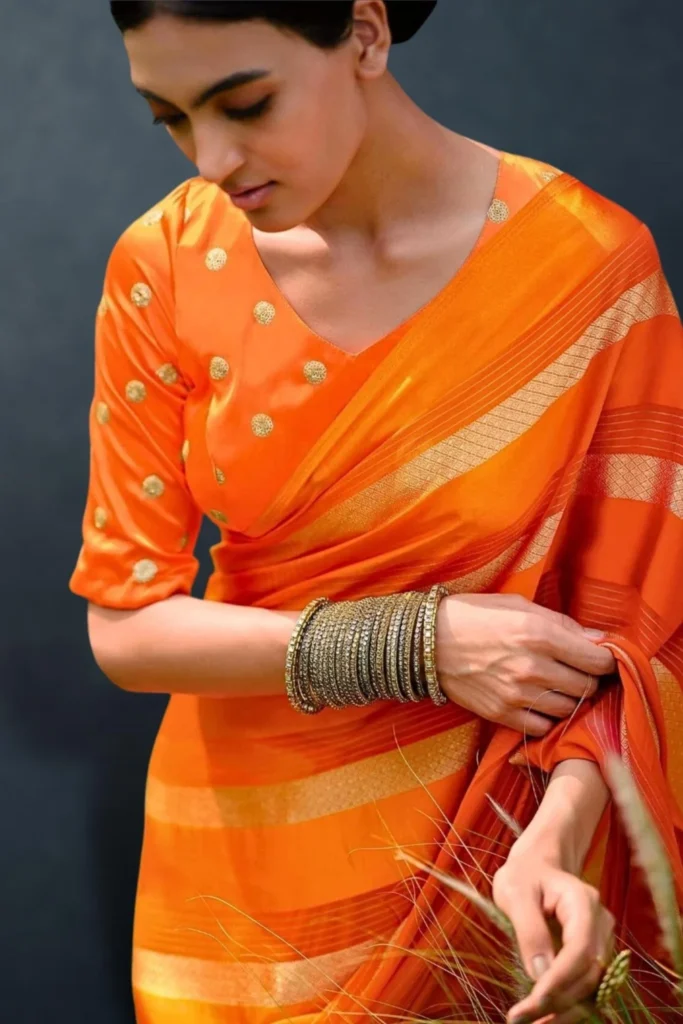 Keyhole Back Sambalpuri Blouse