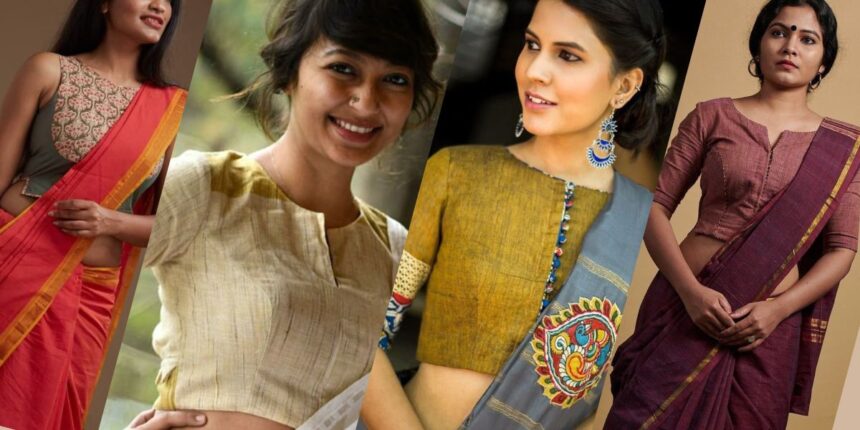 Khadi Blouse Designs Styles Perfect for Hot Summers