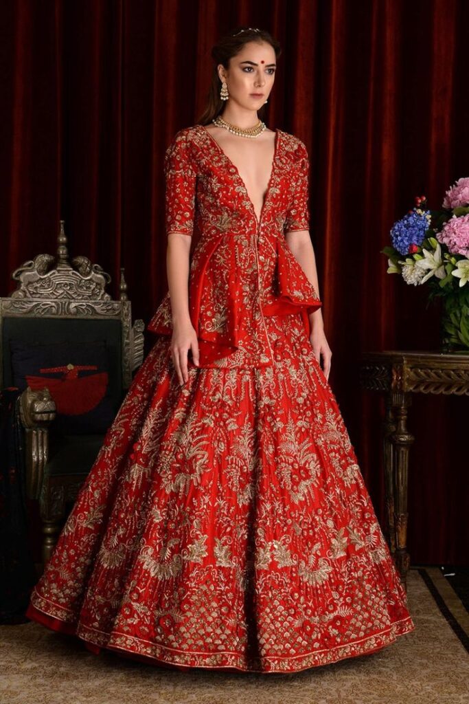 Peplum Bridal Blouse