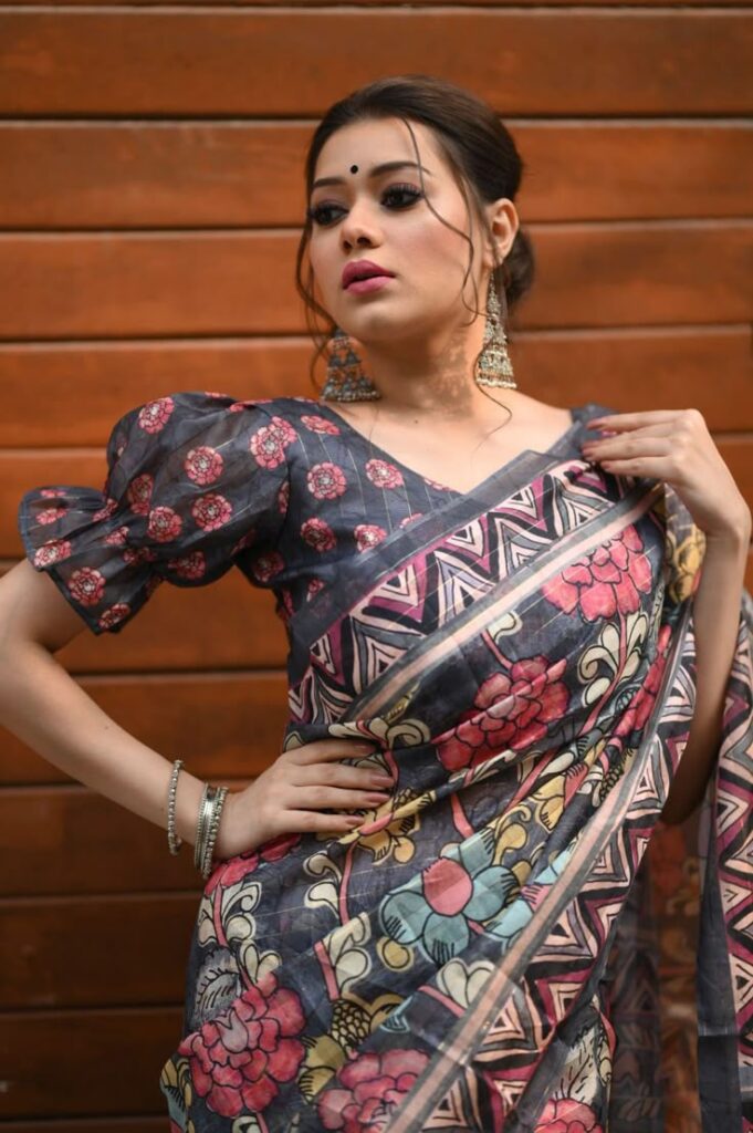 Peplum Style Sambalpuri Blouse