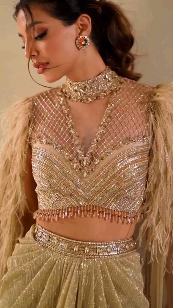 Ruffled Bridal Blouse