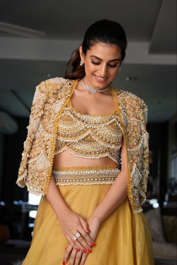 Sheer Kundan Work Blouse