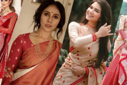 Assamese Mekhela Sador Blouse Designs for Special Occasions