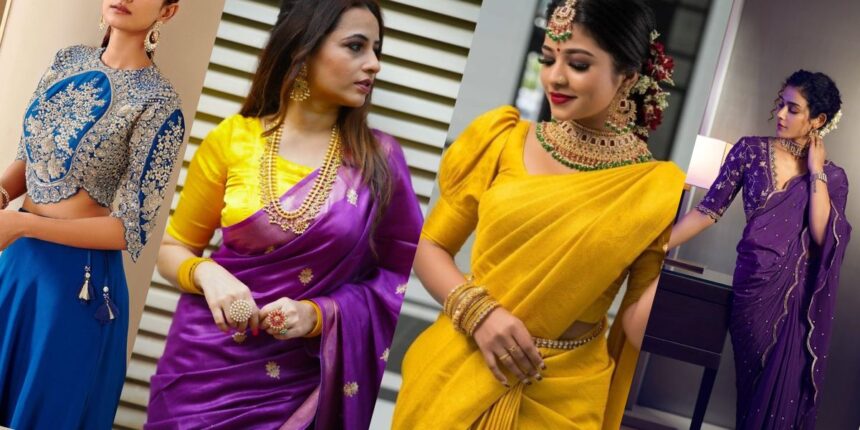 Blouse Designs for Kanjivaram Sarees