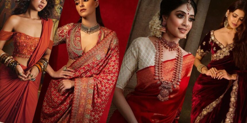 Blouse to Wear with Red Saree