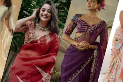 Chiffon Saree Blouse Designs