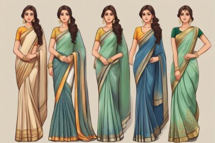 How to Look Slim in a Saree