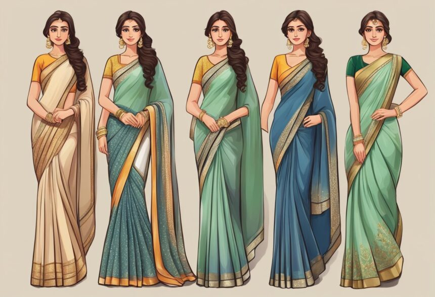 How to Look Slim in a Saree