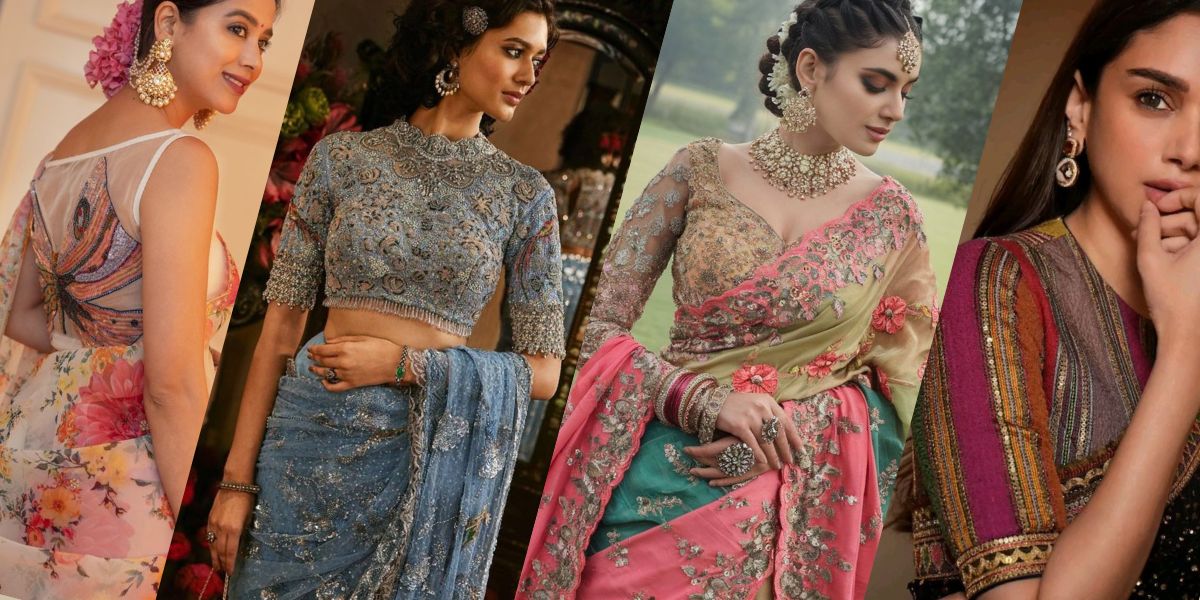 Different Types of Patch Work Blouse Designs for Every Fashion Lover