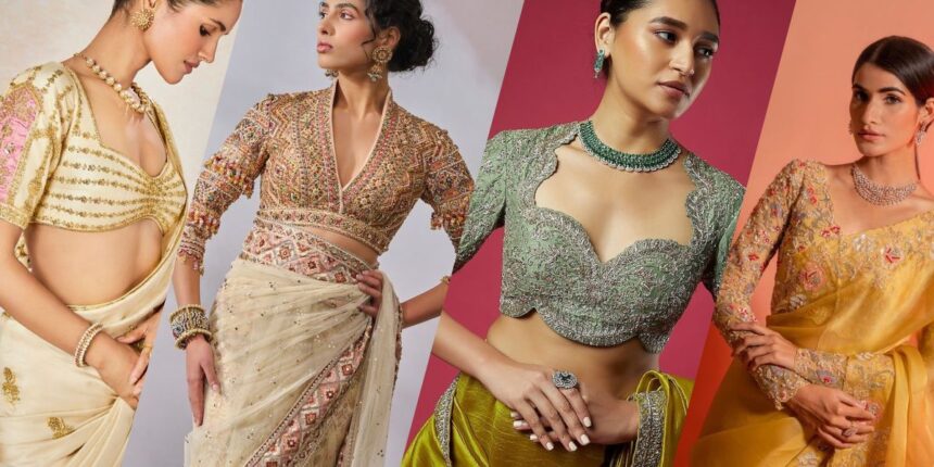 Thread Embroidery Blouse Designs