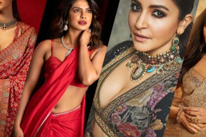 Celebrity-Inspired Bridal Blouse Designs