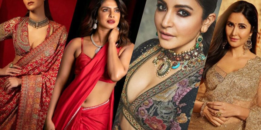 Celebrity-Inspired Bridal Blouse Designs