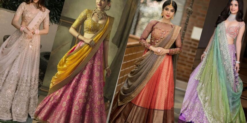 Half Saree Blouse Designs
