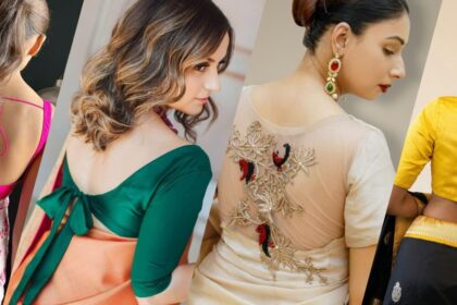 Modern Blouse Back Designs