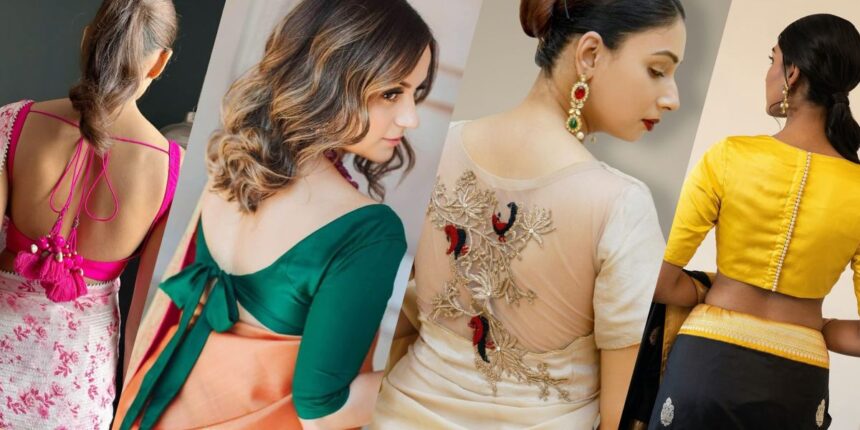 Modern Blouse Back Designs
