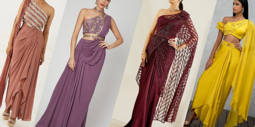 One Side Blouse Designs