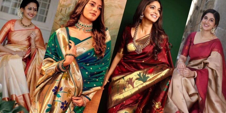 Silk Saree Designs For Mother's Day