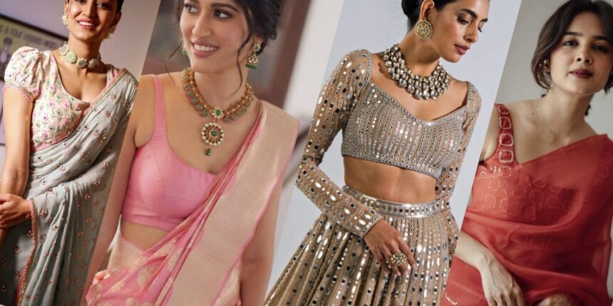 U Shape Blouse Neck Designs