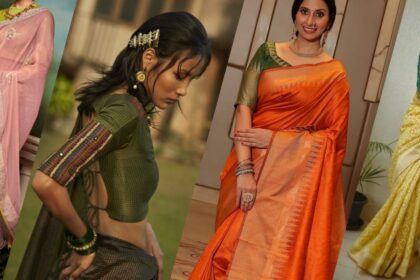 What Color Saree Goes Best with Mehndi Green Blouse