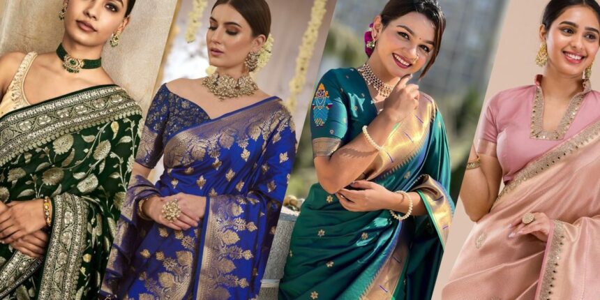 Fancy Saree Blouse Designs
