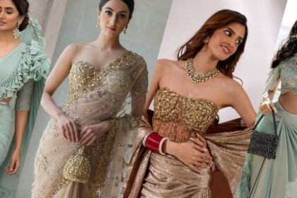 Grecian Blouse Designs for Sarees