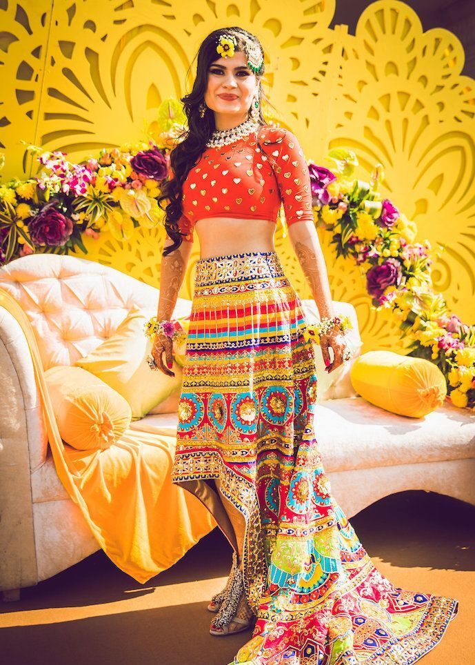 Leheriya Print Blouse