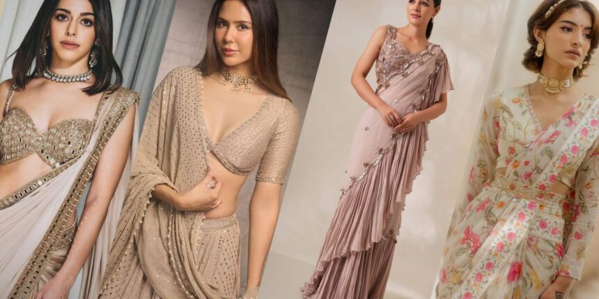 Trendy Blouse Designs for Sarees