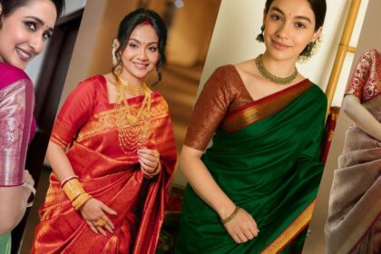 Trendy Soft Silk Saree Blouse Designs