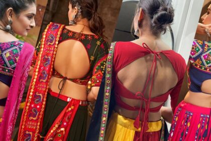 Backless Blouse Looks That Are Perfect for Navratri Dandiya Nights
