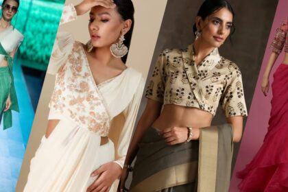 Best Overlap Blouse Styles for Sarees & Lehengas