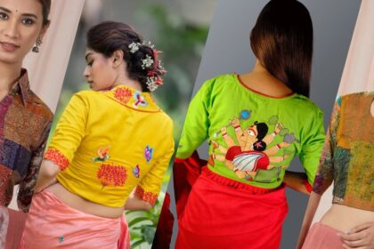 Kantha Stitch Blouse Designs