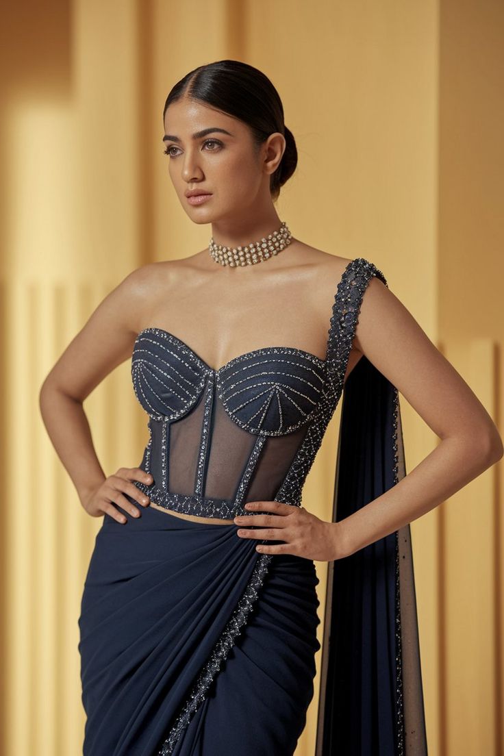 Lace Strapless Blouse