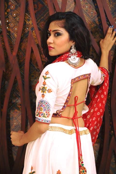 Sheer Net Backless Blouse