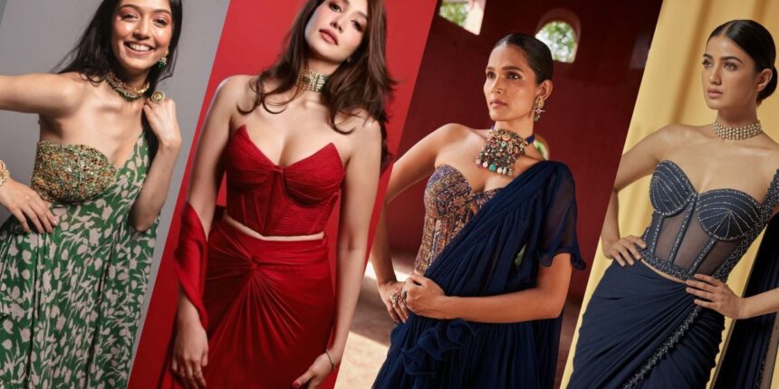 Strapless Blouse Designs