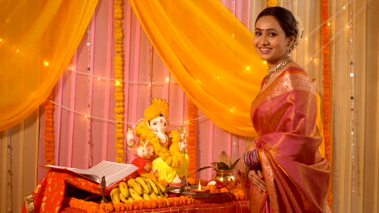 Beautiful Sarees for Ganesh Chaturthi