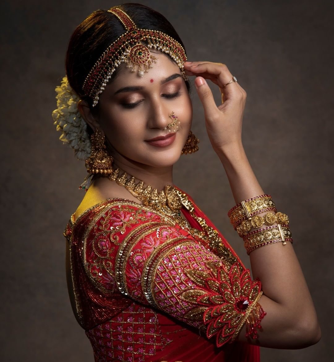 Bridal Pattu Saree Blouse Design