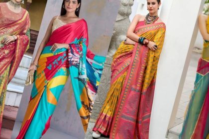 Multicolour Saree Designs