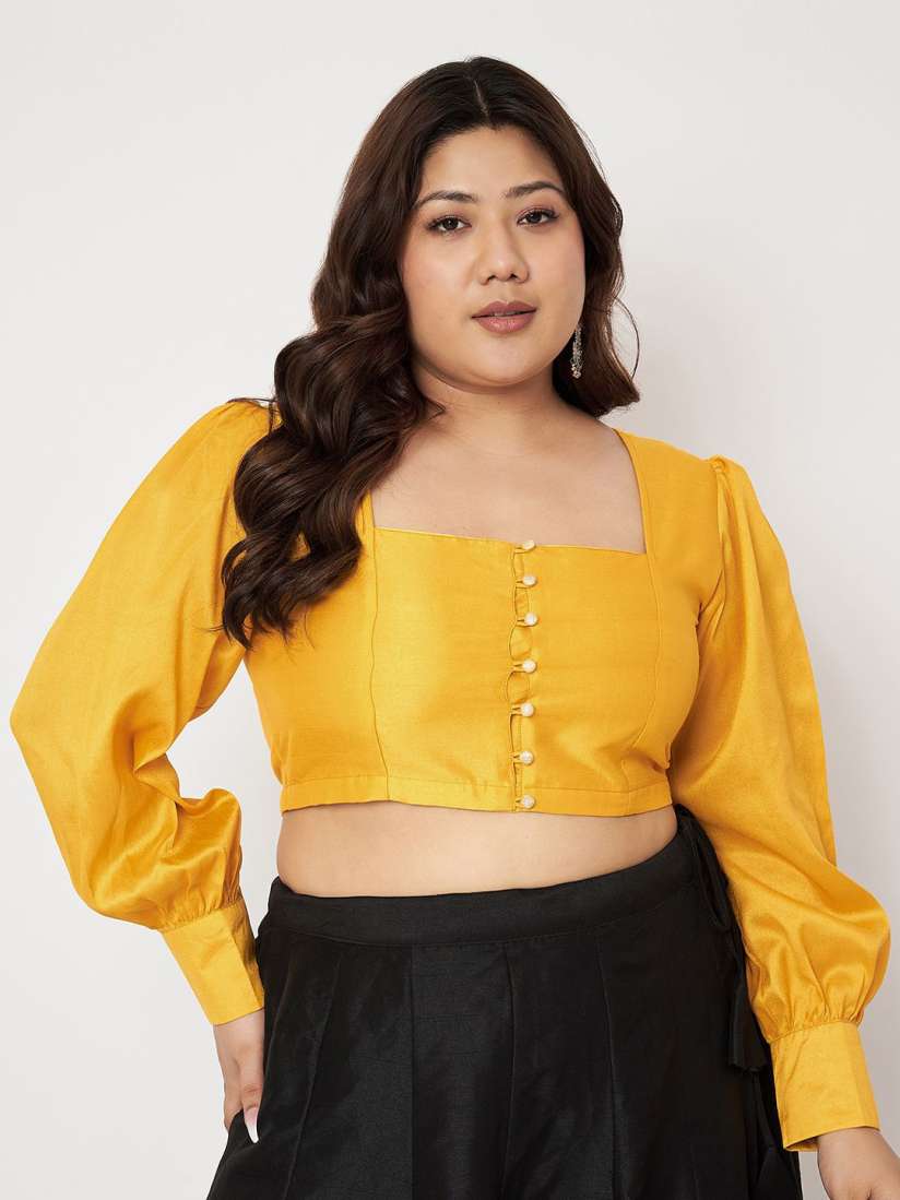 Boat Neck Blouse Design