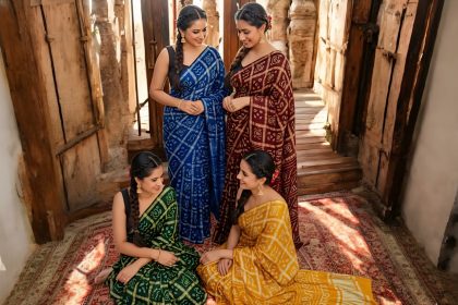 Chunri Saree Blouse Designs for a Traditional Rajasthani Look