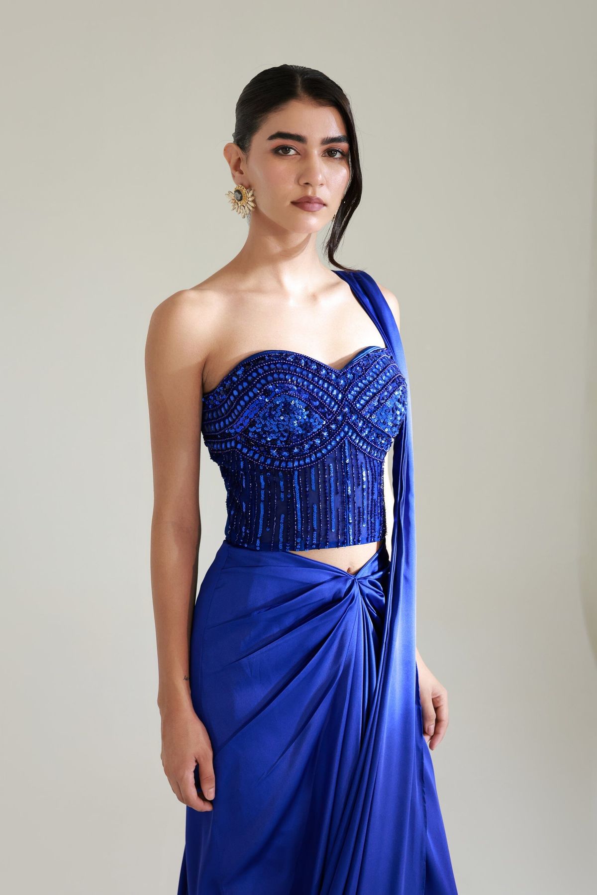 Corset Style Bold Blouse