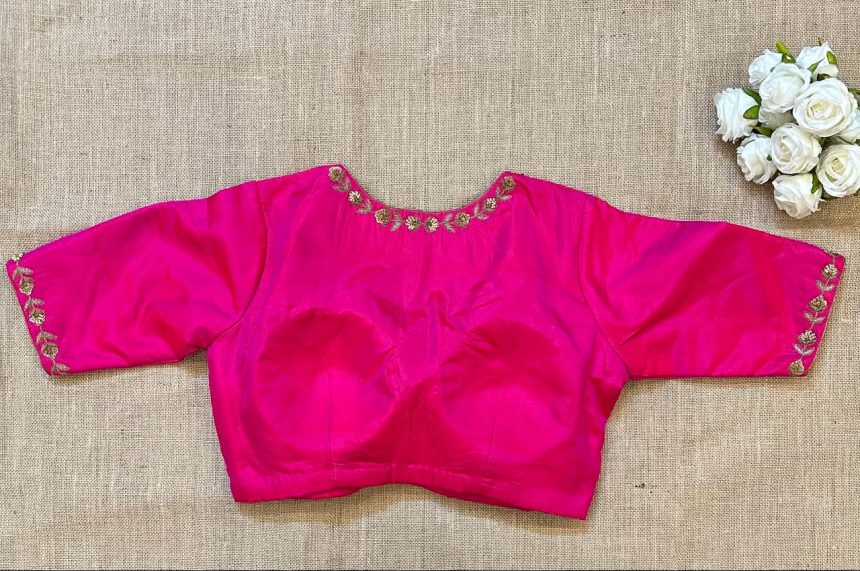 Fuchsia Blouse Designs That Match Any Saree Perfectly