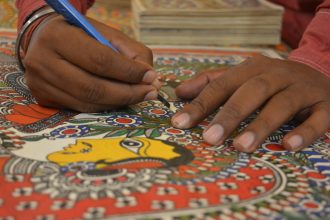 Madhubani Blouse Designs for an Artistic Ethnic Look