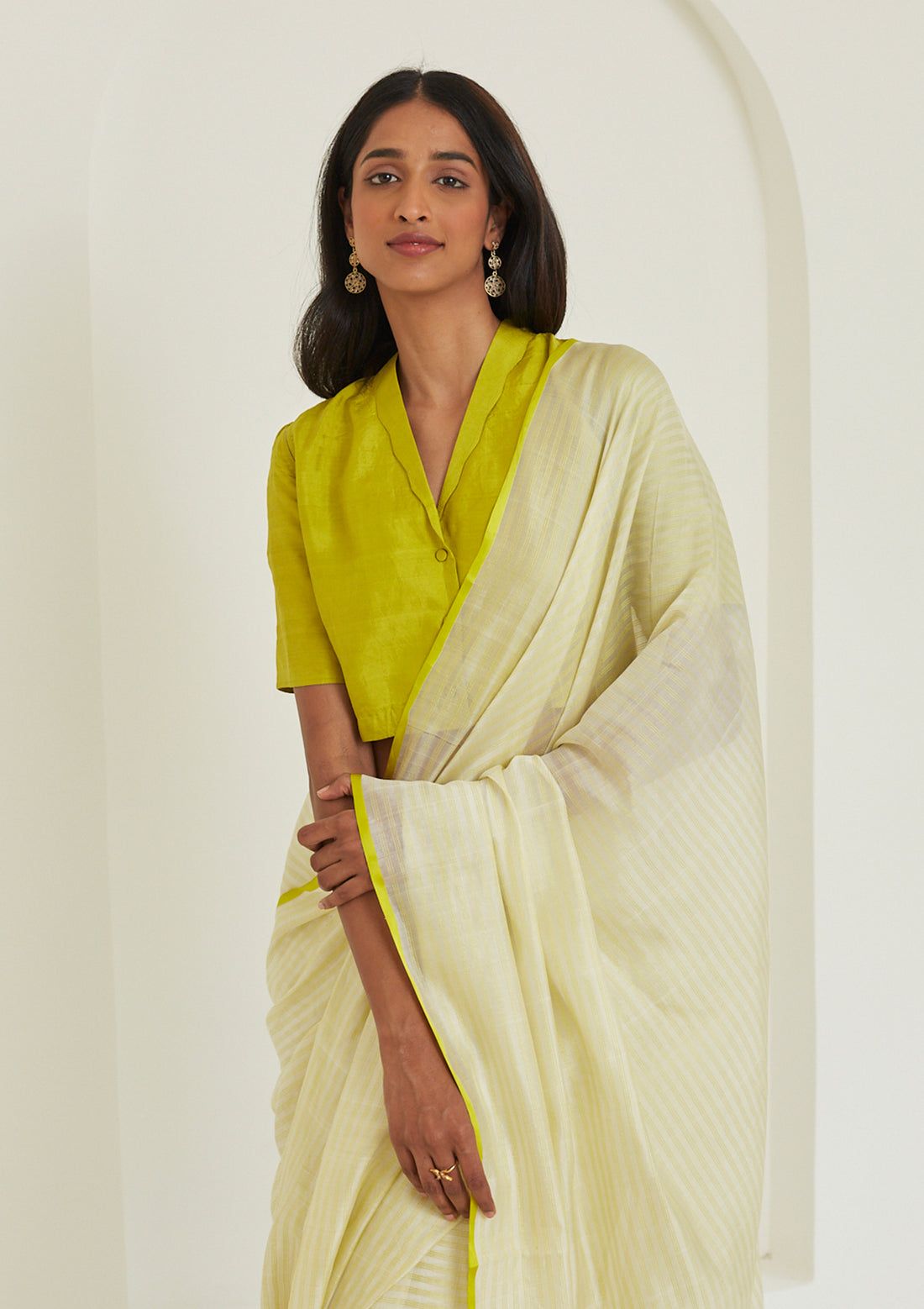 Collar Neck Blouse Design