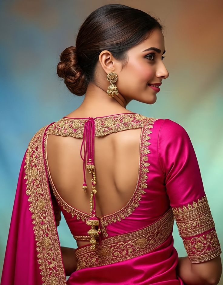 Dori Back Bridal Blouse Design