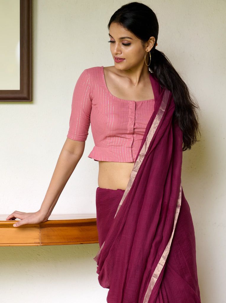 Front Button Blouse Design