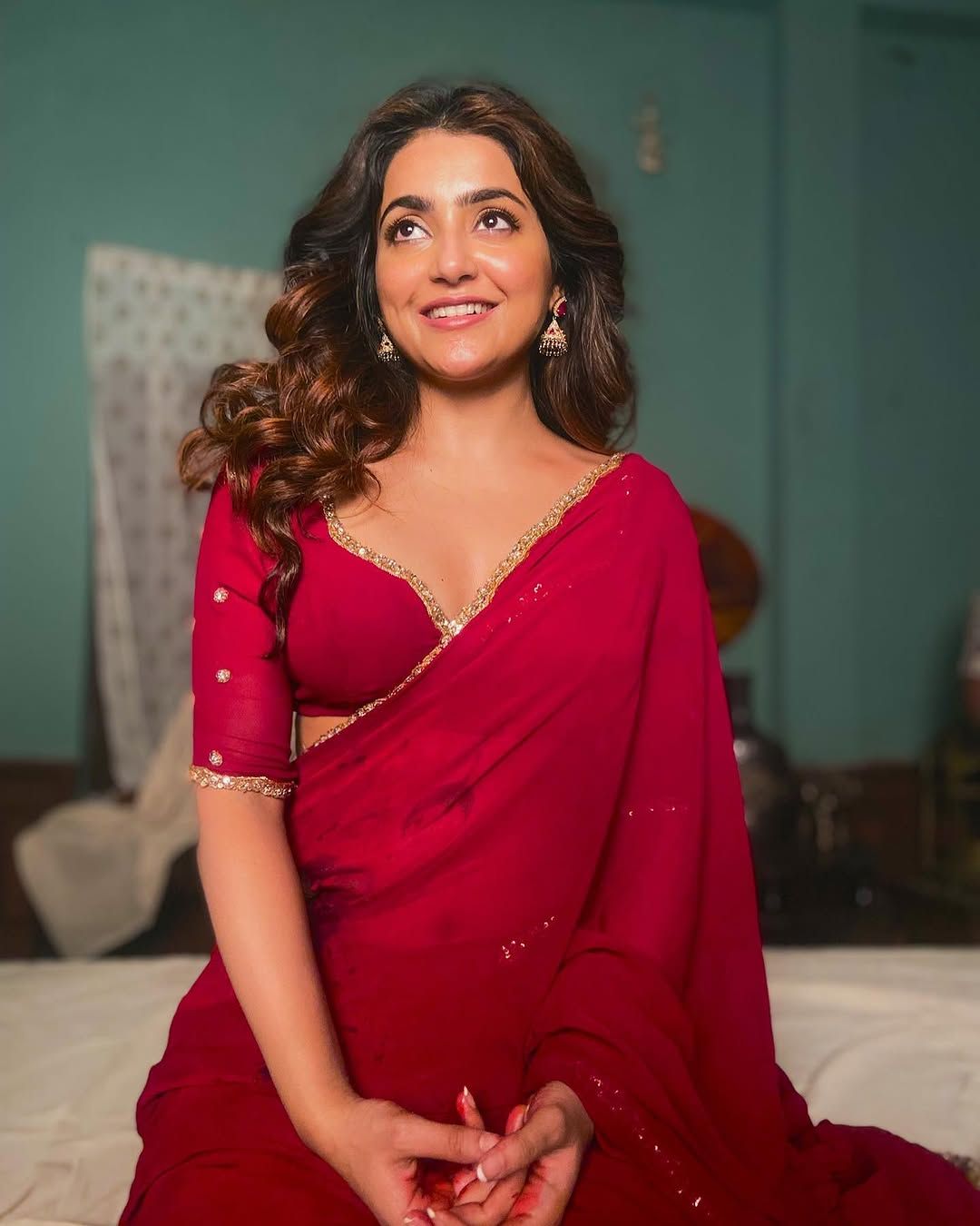 Sweetheart Neck Blouse