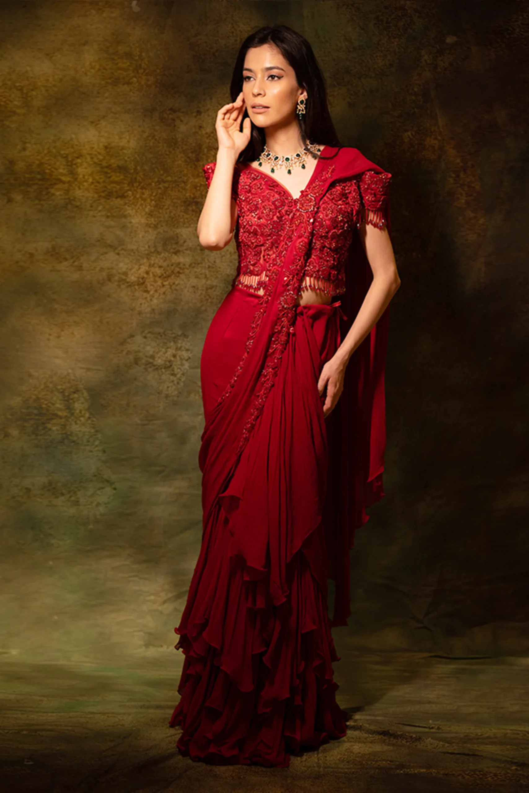 Heavy Work V-Neck Blouse