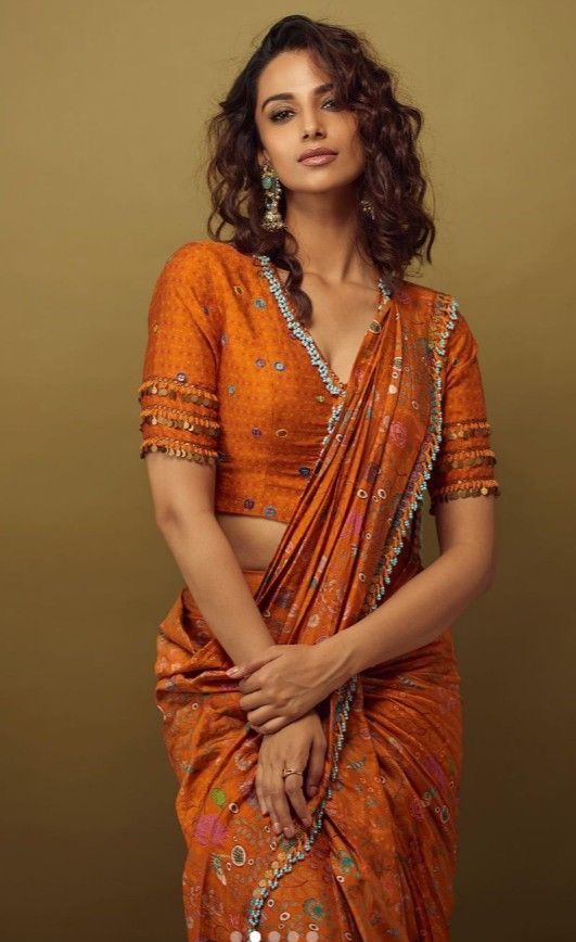 V-Neck Blouse Design