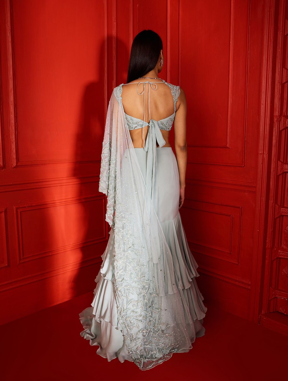 V-Neck with Back Dori & Latkans